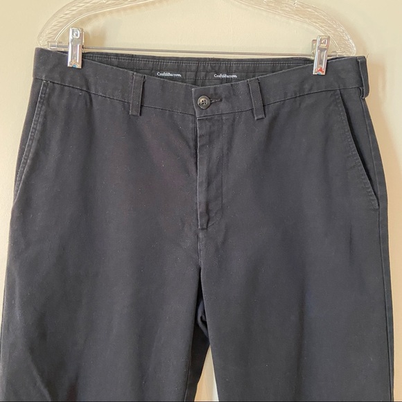 Croft & Barrow Men’s Black Khaki Pants, 33W x 30L - Picture 3 of 10
